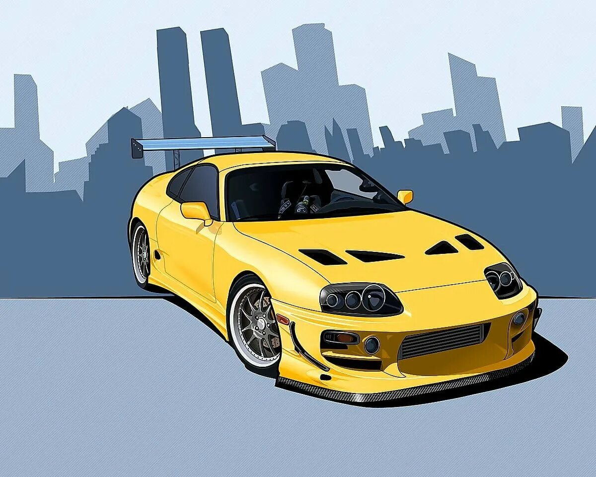 Cars graphics. Toyota Supra. Тойота Супра дрифт. Toyota Supra Bomex. Тойота Супра желтая.