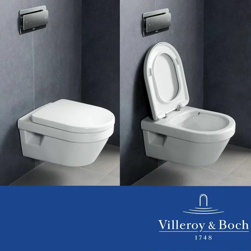 Какой выпуск унитаза лучше. Подвесной унитаз Villeroy&Boch Omnia Architectura 5684h101 с сиденьем. Унитаз Виллерой бох 5684 h 101. Туалет Villeroy Boch. Villeroy Boch 1748 унитаз.