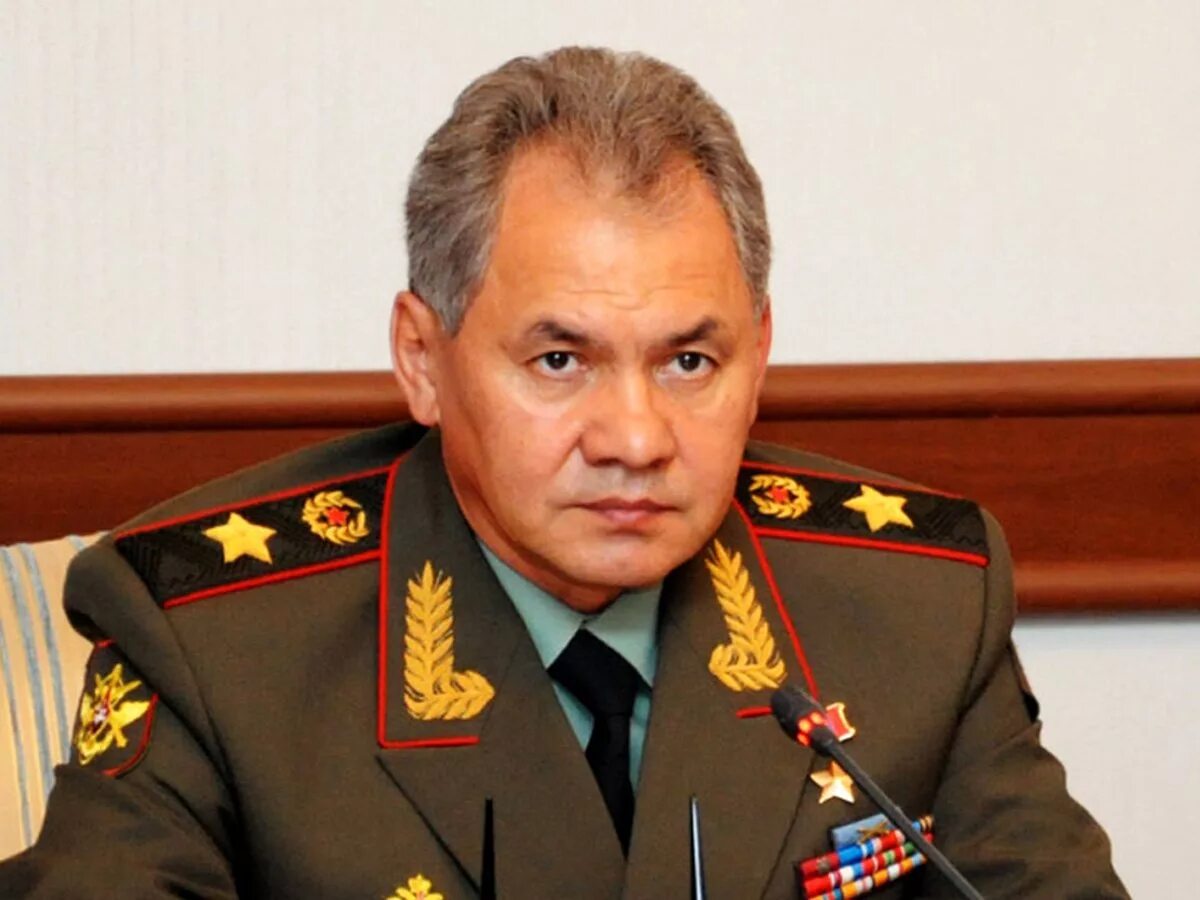 Генерал армии россия шойгу. Министр оборон р ф шаику.