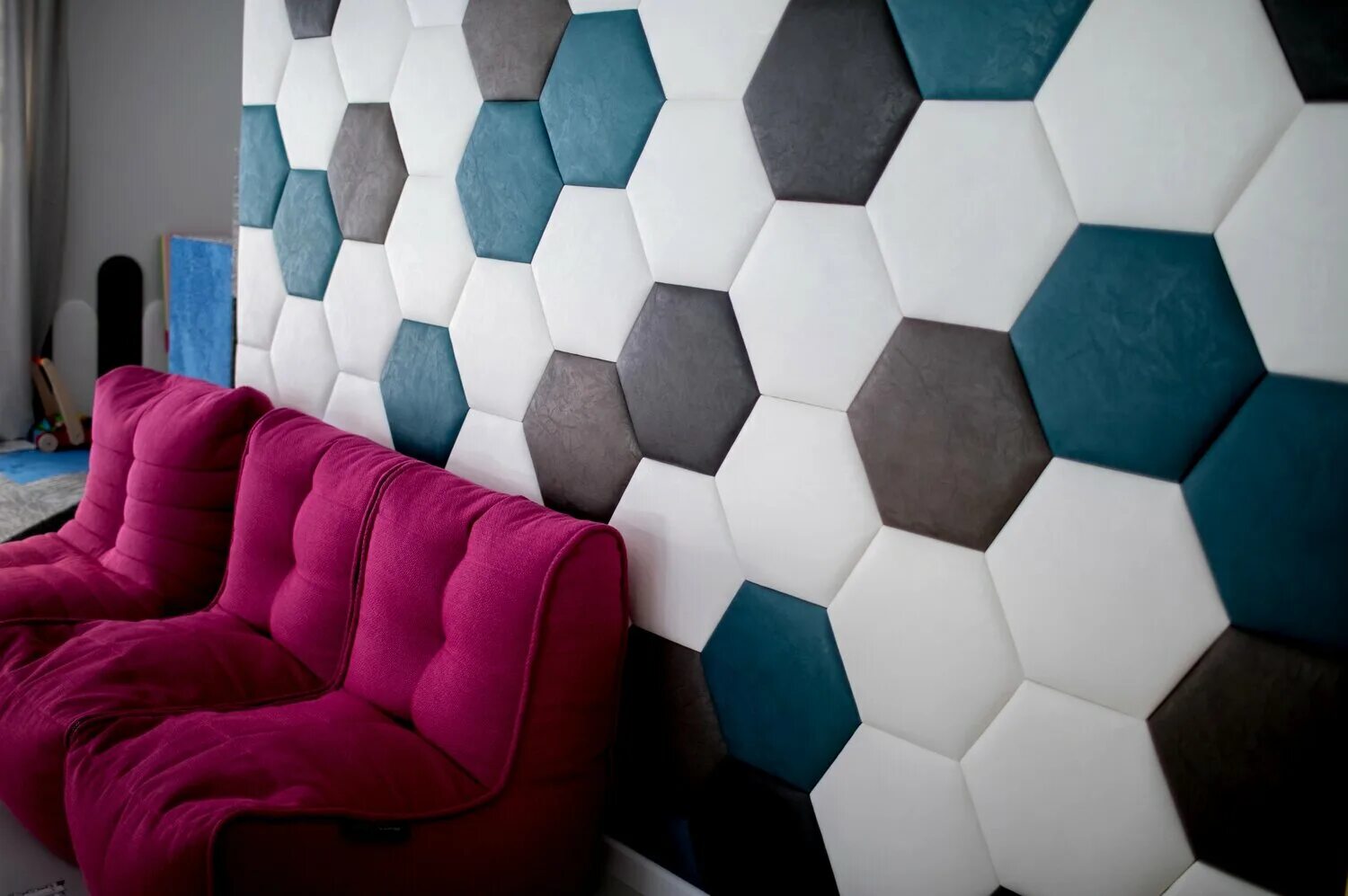 мягкие панели для стен. мягкие соты. мягкие настенные панели. мягкие соты. шумопоглощающие панели hexagon.