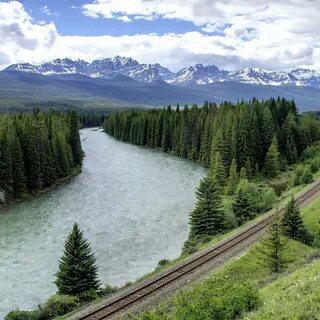 Река железная дорога