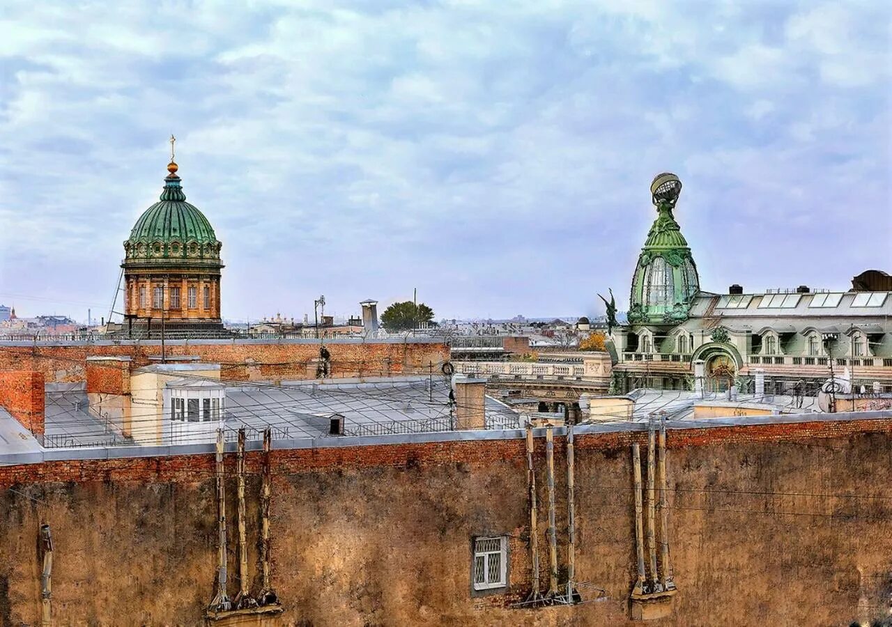 Высотные Доминанты Санкт-Петербурга. Крыши СПБ. Здание со смотровой в центре Питера.