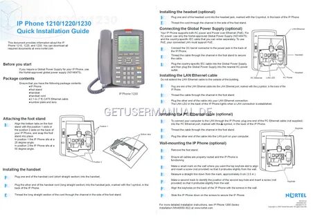 Lg nortel инструкция
