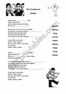 Zombie cranberries lyrics