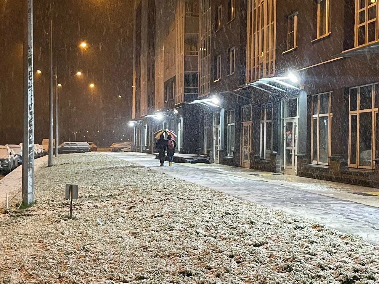 Улица зимой. Ночная зимняя улица. Улица зимой ночью. Снегопад в городе. Ночью выпал снег и пока мы спали