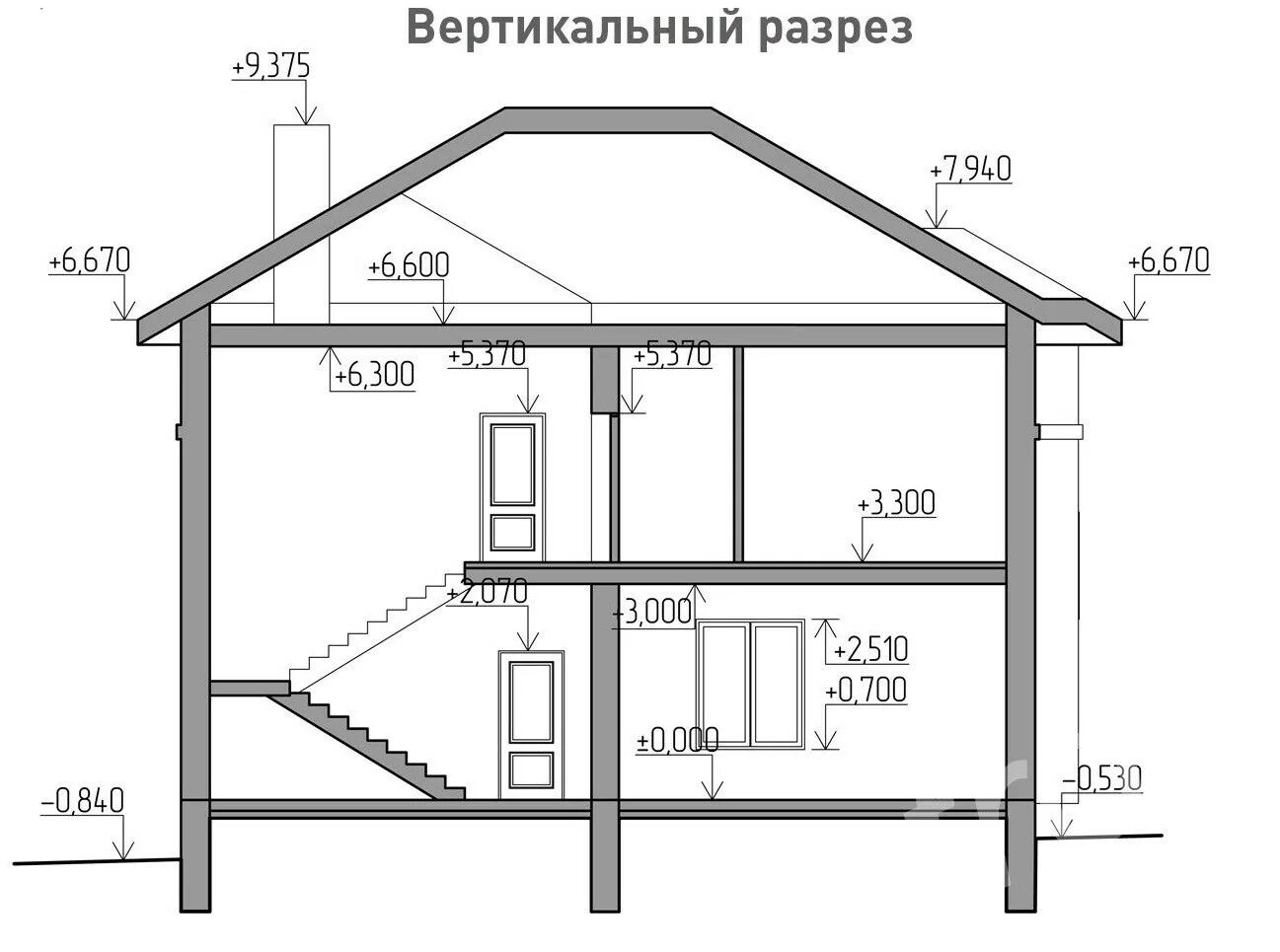 Высота дачного дома. Разрез двухэтажного дома. вертикальный разрез дома. схема дома в разрезе. высота двухэтажного жилого дома.