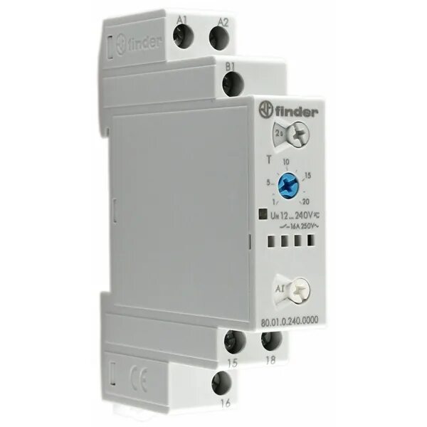 Модульный многофункциональный таймер 16A 12-240В AC/DC на DIN-рейку 810102300000 - Товар на картинке можно купить.