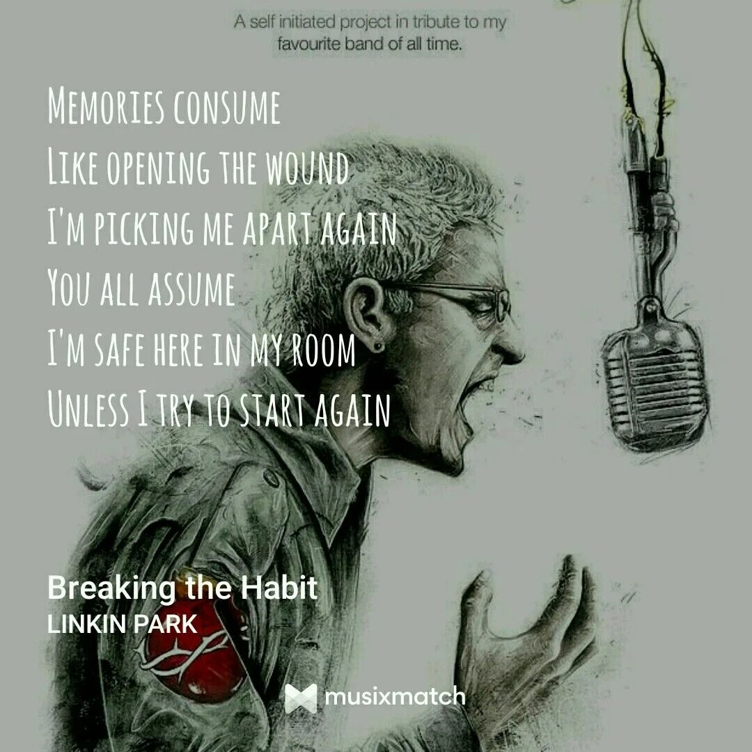 Linkin park breaking перевод. Честер беннингтон breaking the habit. linkin park breaking the habit. breaking the habit честер. breaking the habit текст.