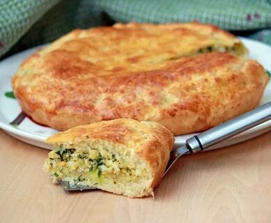 Вкуснейший пирог с зеленым луком