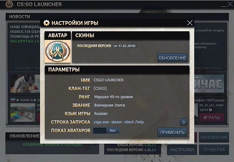 Cs go запуске