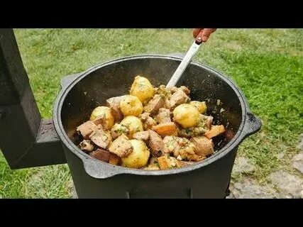 Хорциани в казане на костре