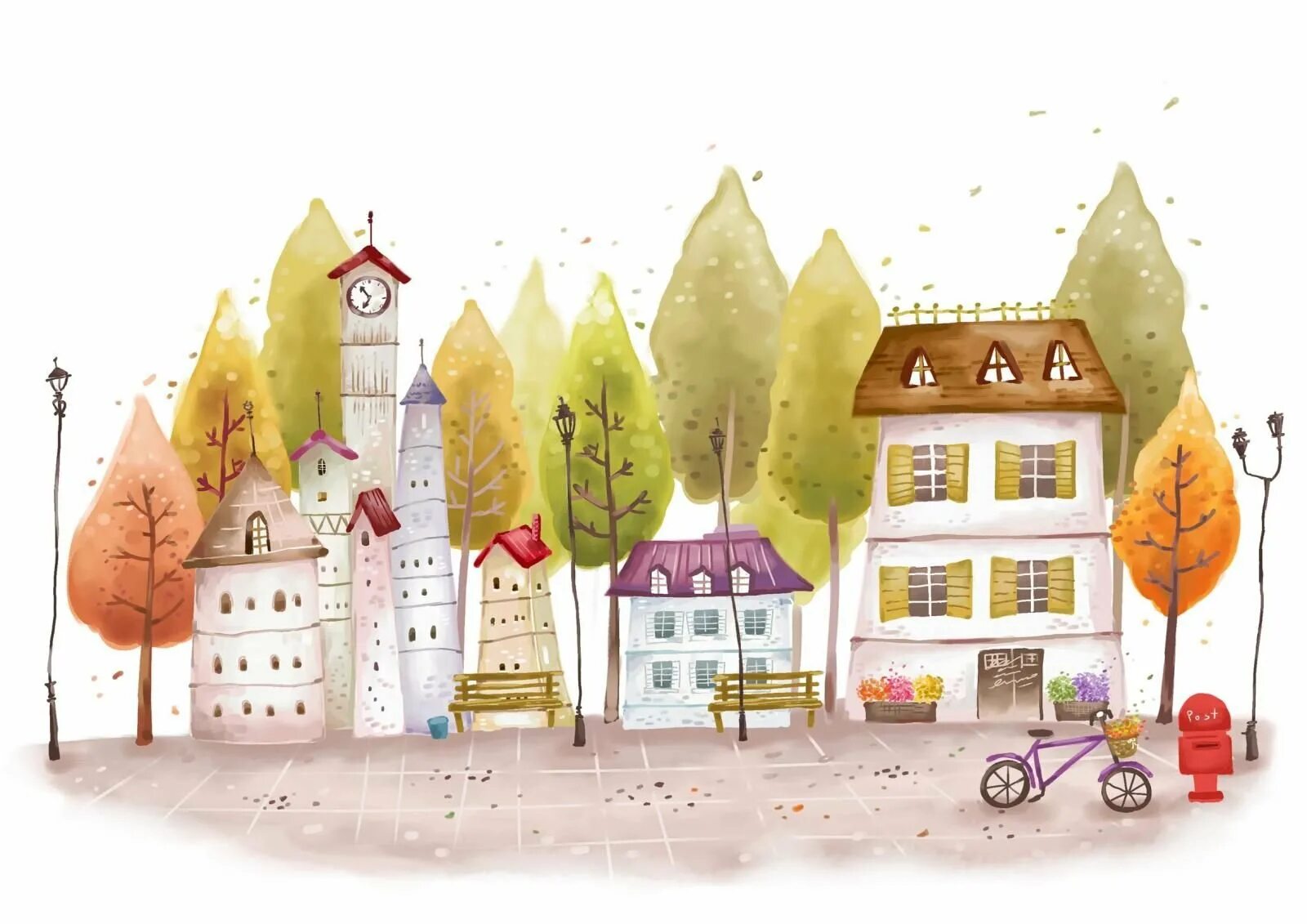 Сказочный город. Городок картинка. Сказочный город. Сказочный городок. Город рисунок.