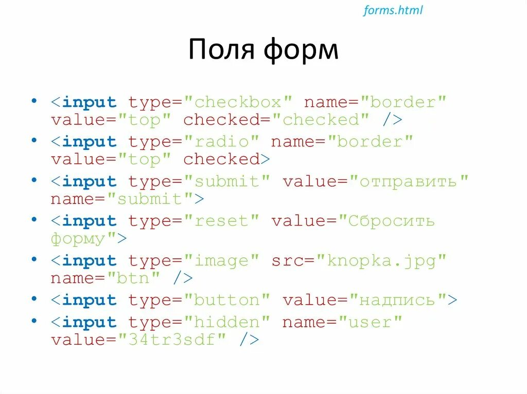 Ru day html. Input html. Type html. CSS поля. Поля в html.