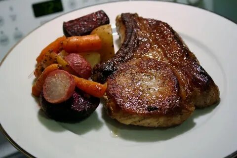 Вкусно пожарить антрекот из свинины