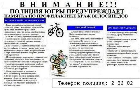 Профилактика краж
