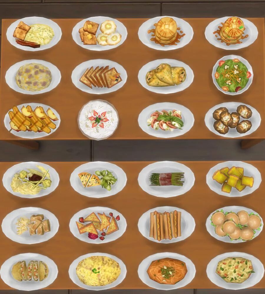 Блюда в симс 4. The sims 4 мод на кулинарию. Еда из the sims 4. Sims 4 food. Еда из the sims 4.