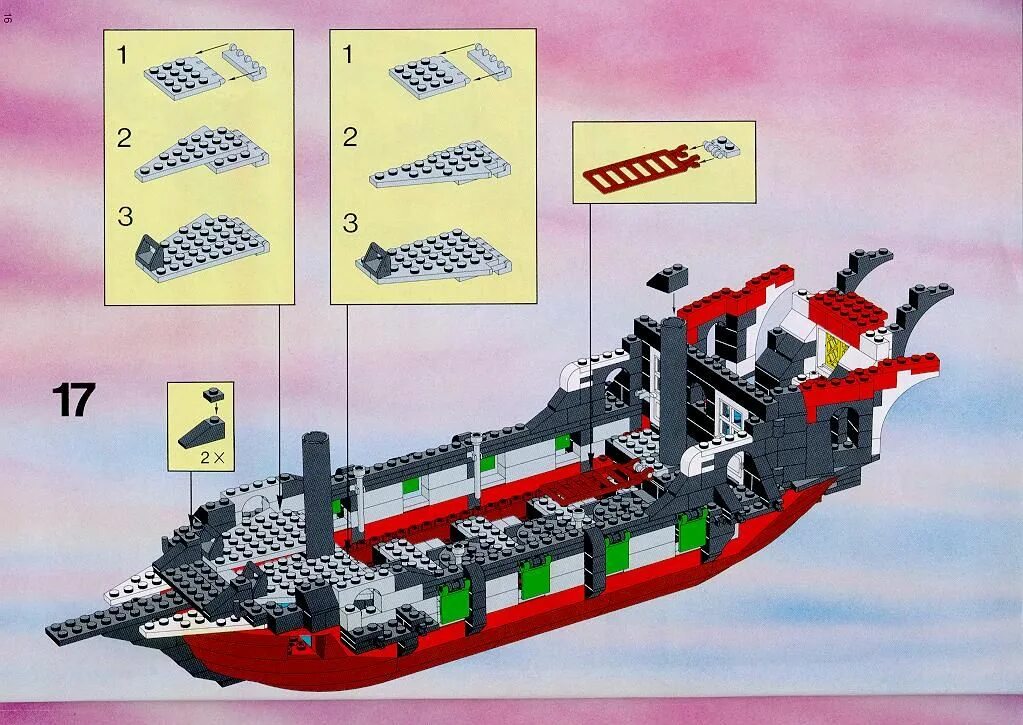 Лего корабль инструкция по сборке Инстуркция Spaniard Ship шаг 12