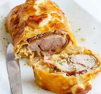 Как называется блюдо мясо в тесте