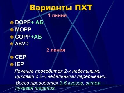 Паллиативная химиотерапия