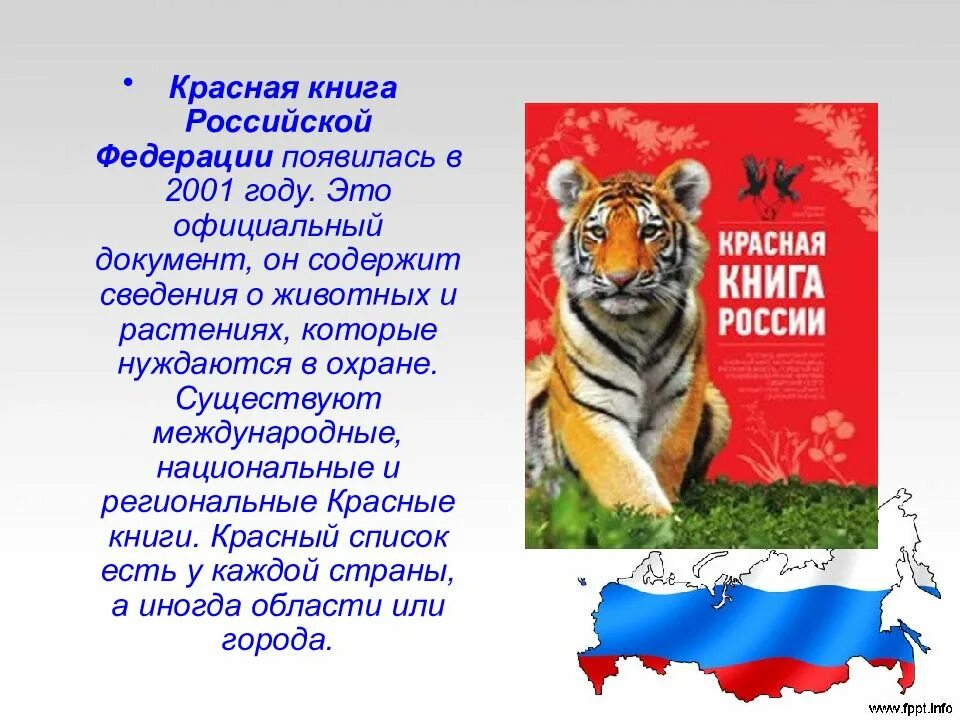 Сообщение про красную книгу 4 класс