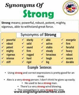 Synonyms are