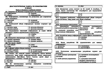 Контрольный тест политика