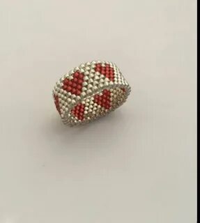 3 кольца из бисера