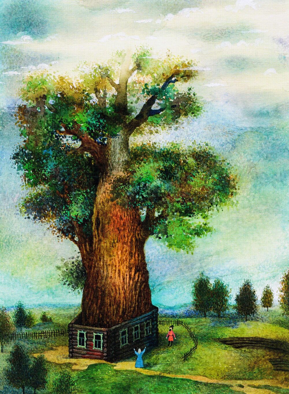 Рассказ деревья растут для всех. Дерево сказок. Деревья растут для всех. Можжевеловое дерево сказка. Иллюстрации к рассказу деревья растут для всех.