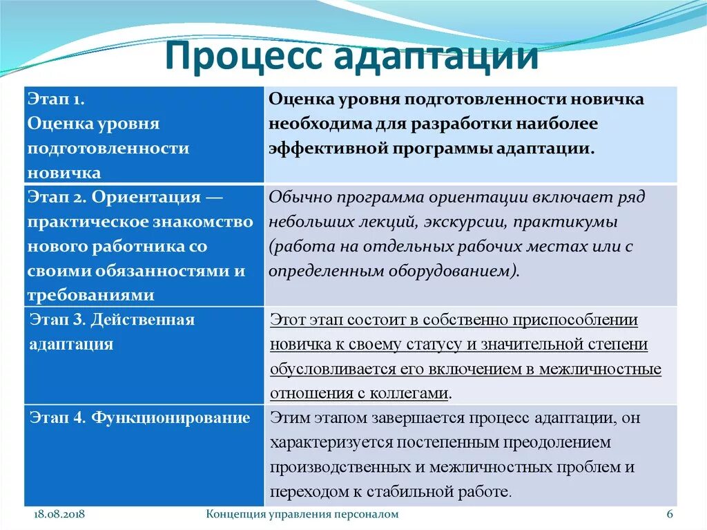 Процесс адаптации. Общая программа адаптации. Этапы программы адаптации персонала. Процесс адаптации сотрудника. Этапы профессиональной адаптации