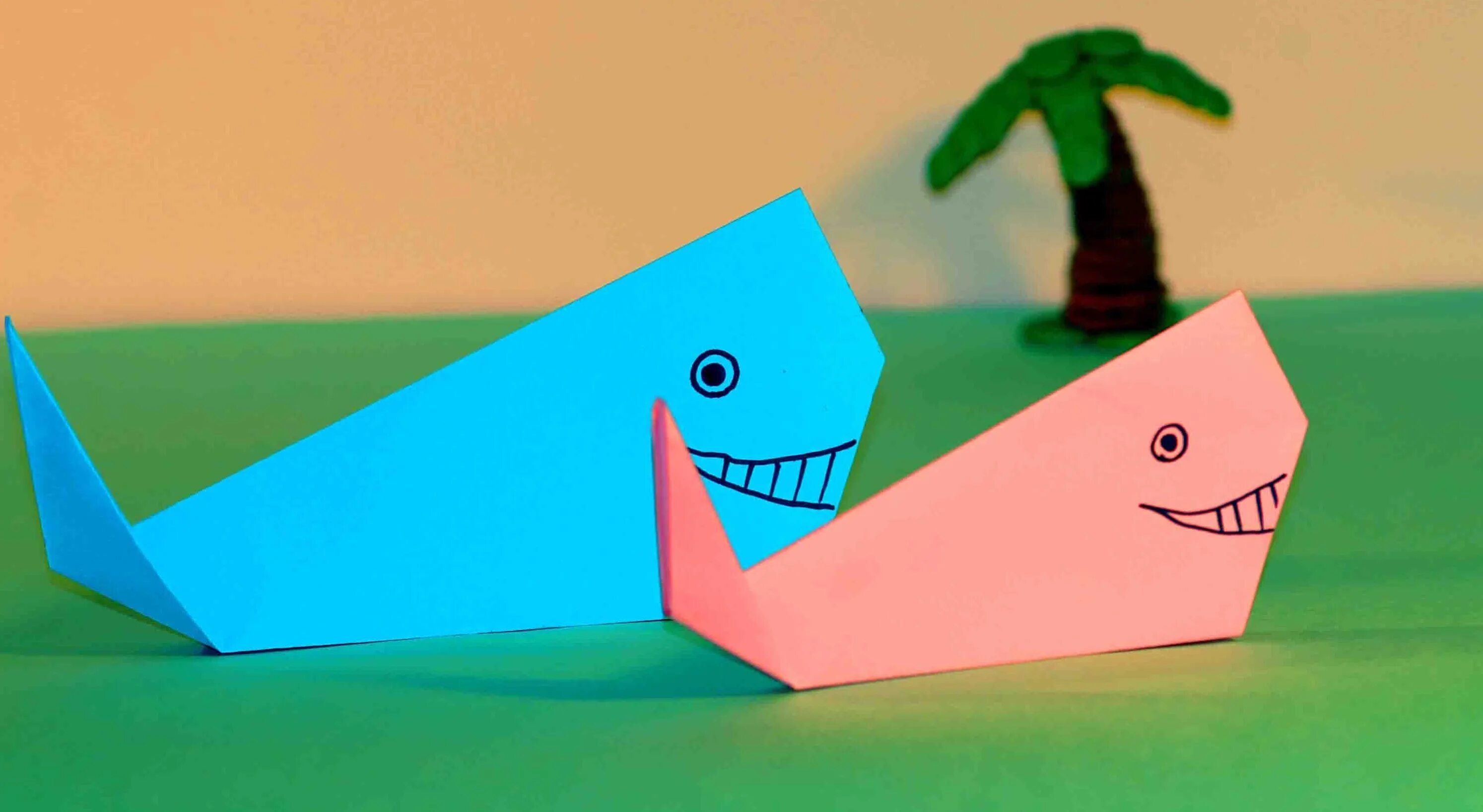 Просто оригами лет 6. Оригами кит. Оригами для детей. Интересное оригами для дошкольников. Оригами из бумаги для детей.