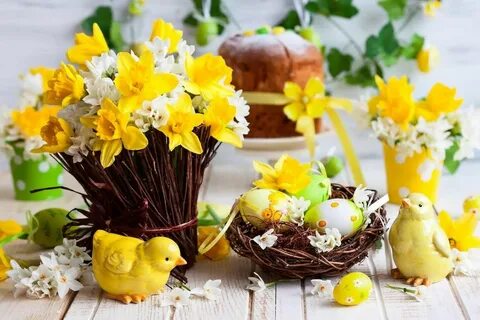 Какие цветы ставят на пасху