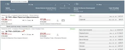 Брянск москва расписание остановок