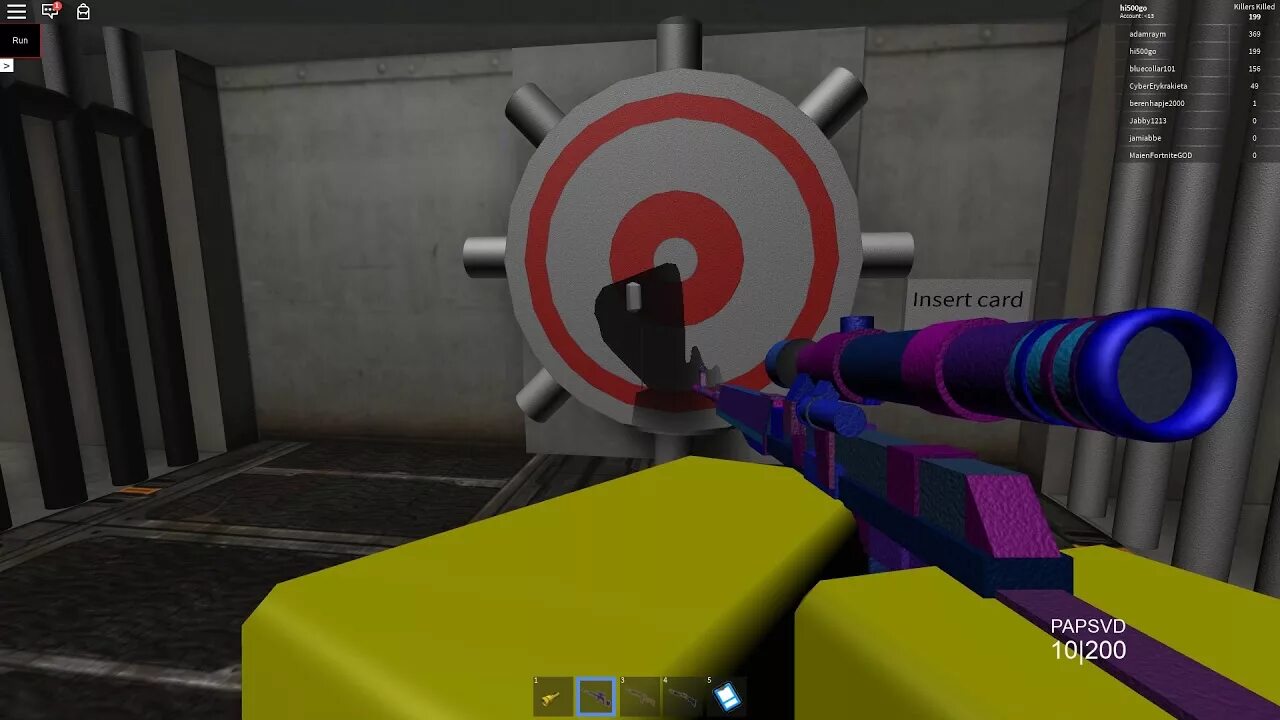 Weapon zone