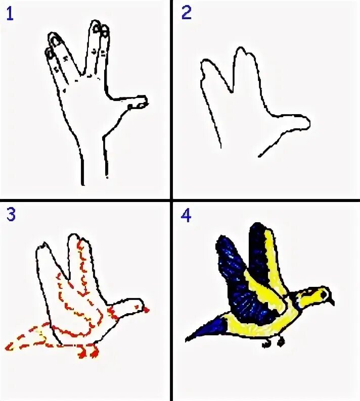 Рисование с помощью руки. Рисование руками для детей. Рисование ладонью птичка. Рисование птиц с помощью ладоней.