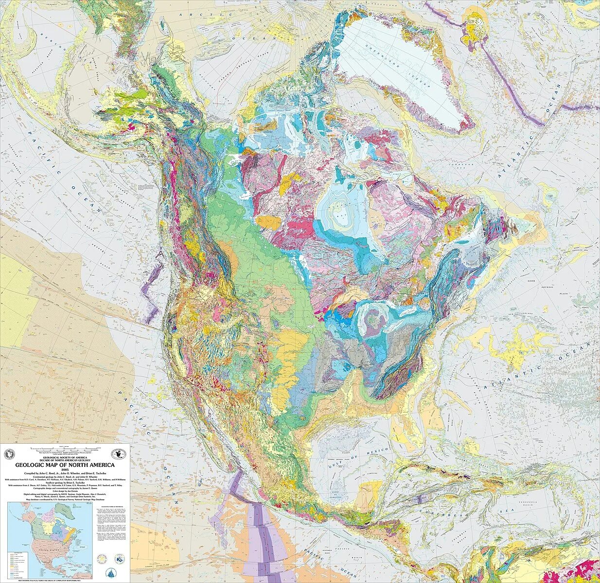 Тектонические структуры северной америки. Геологическая карта Северной Америки. Геология Северной Америки карта. Карта геологического строения Северной Америки. Тектоническая карта Северной Америки.