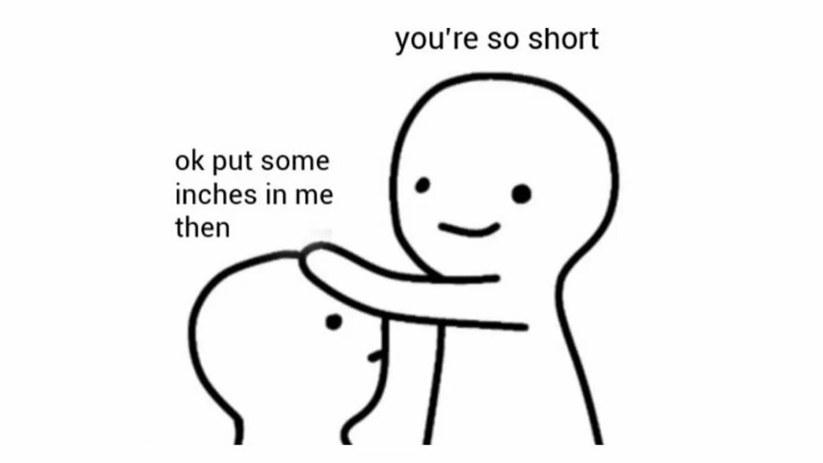 You re short. Short put. You’re so Sweet ????, you’re giving me a toothache ????. You can put short.