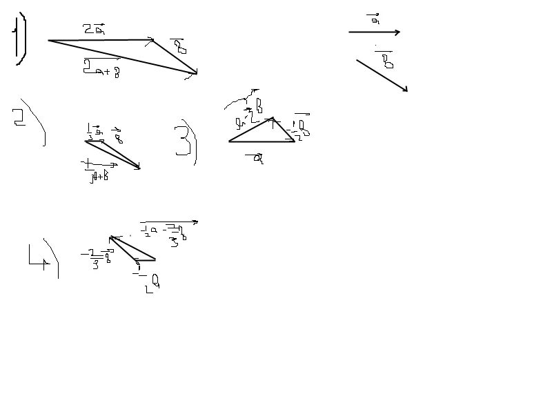Вектор б 2с. Построение векторов. 3 В 1 вектор. Построение векторов a-b. Построить вектор 3а.