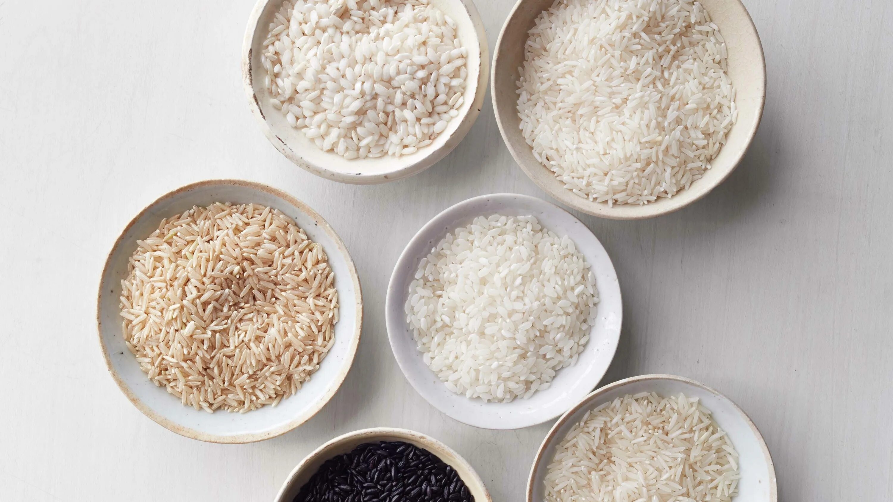 Различие риса. Рис. Сорта риса. Разновидности риса. Внешний вид риса.