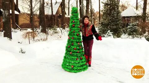 Как сделать елку на улицу