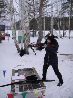 Тир зимой
