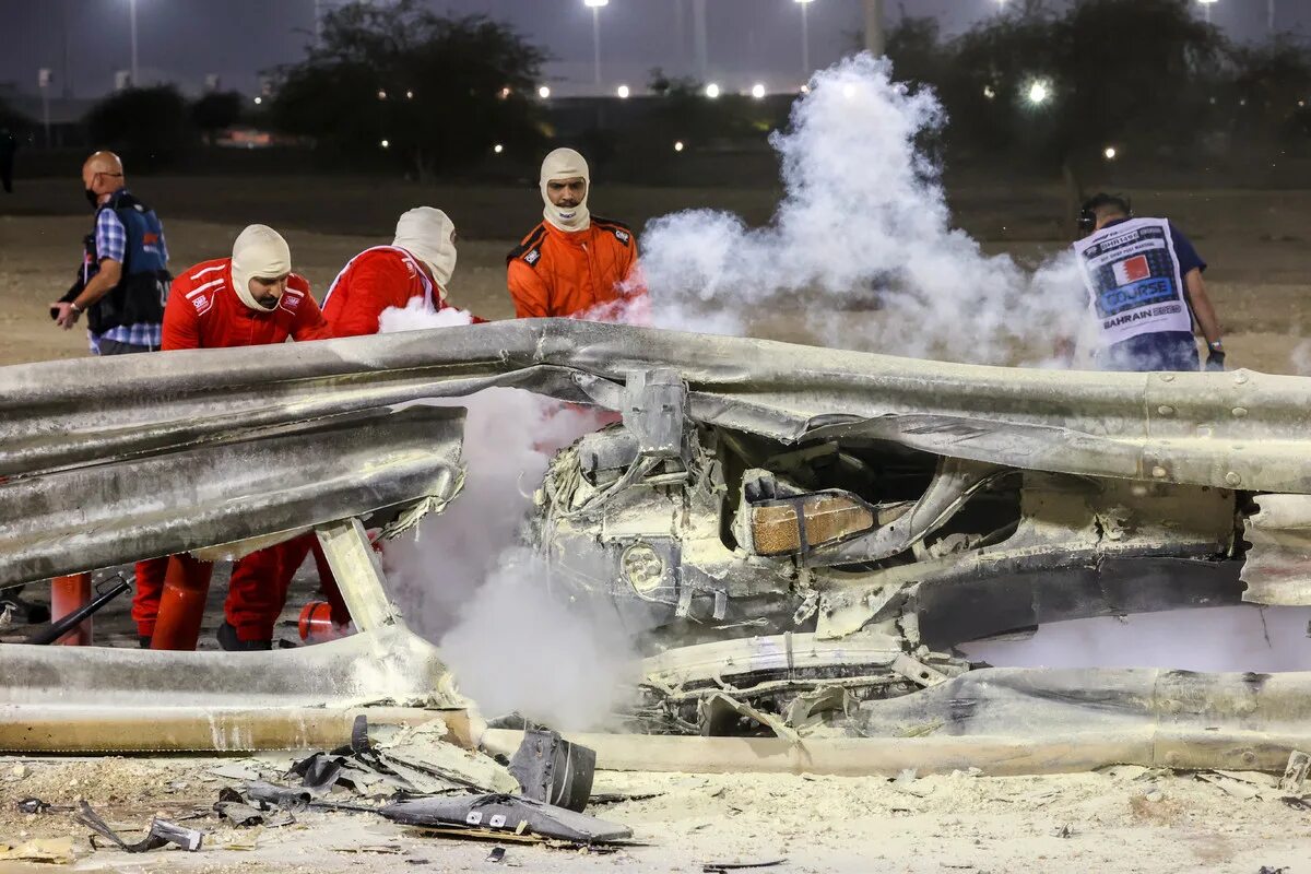 Гран при Бахрейна 2020 Грожан авария. Бахрейн формула 1 результаты