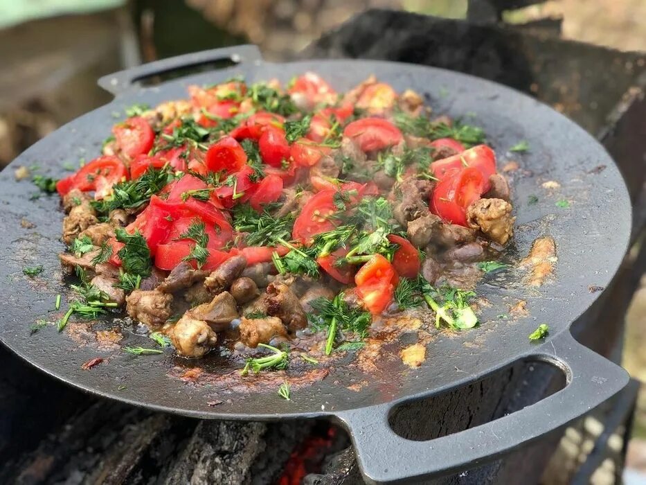 Азербайджанский садж. Сытно и вкусно Алло! Пицца Дзен