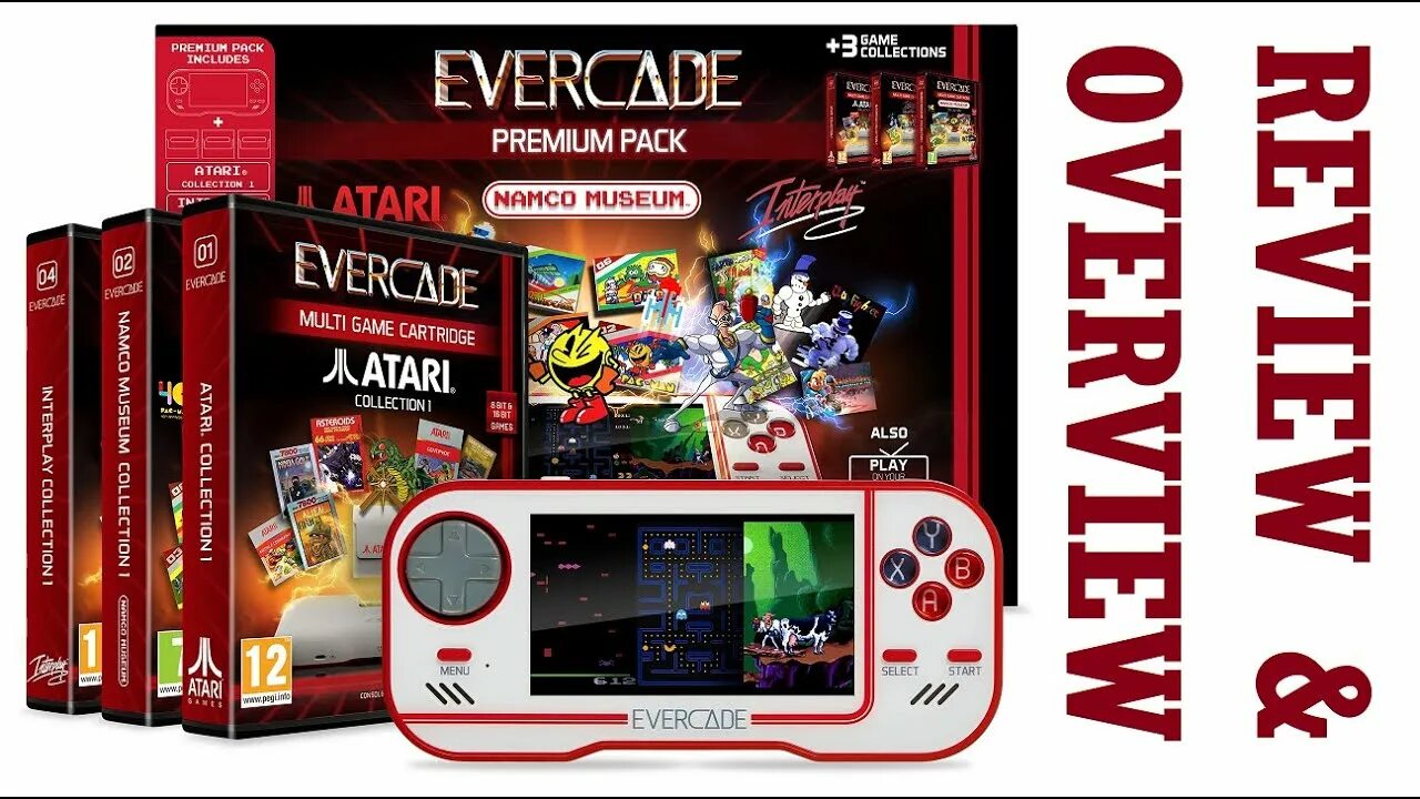 Evercade. Evercade vs. атари коллекшн. retro pack.