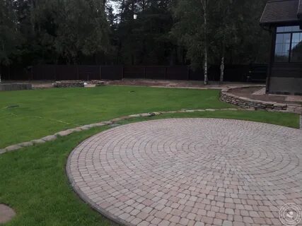 Плитка круглая площадка