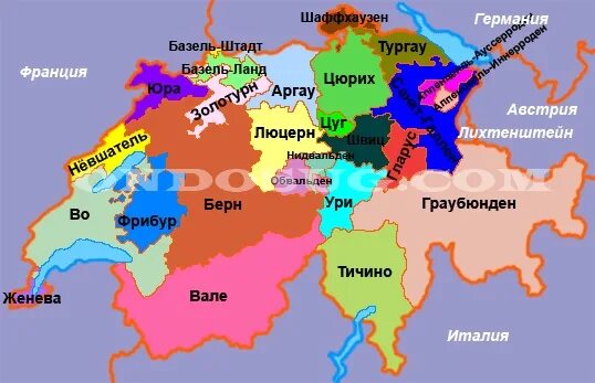 Франкоязычные кантоны швейцарии. 26 кантонов швейцарии карта. Карта кантонов швейцарии. Кантон вале швейцария. Административное деление швейцарии.