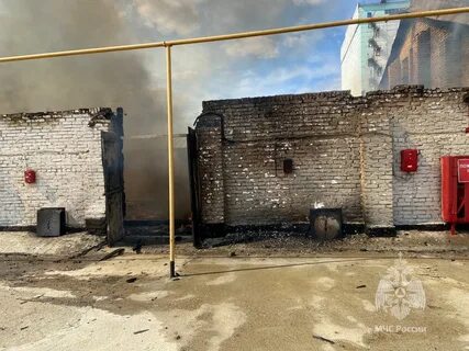 Пожар есильским элеватора