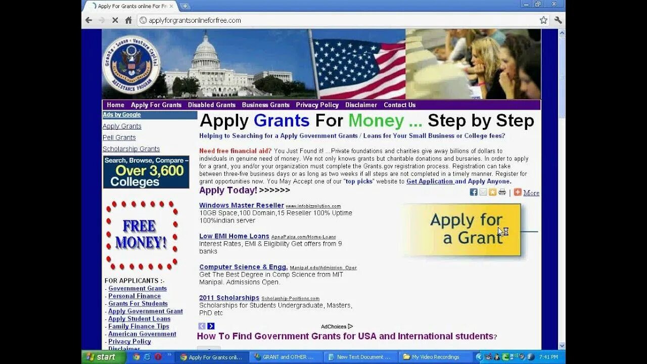Грант мани. Apply for. Apply for Grants. Government Grant for New Windows.