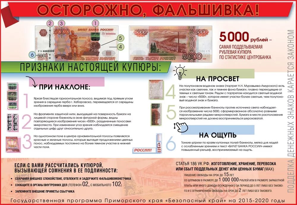 Как определить подлинность рубля. Осторожно фальшивка. Осторожно фальшивые деньги. Памятка фальшивые купюры.