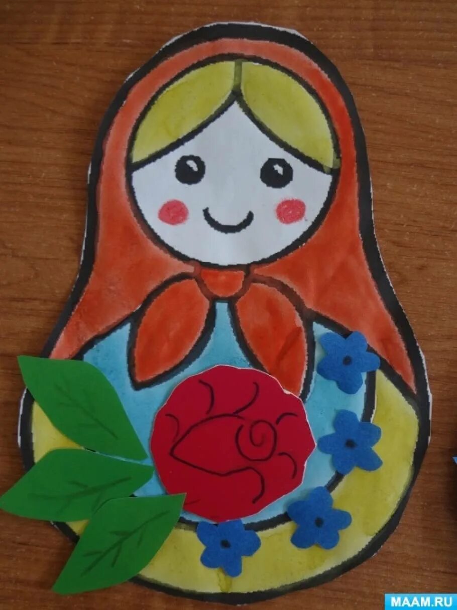 Аппликация матрешка в средней группе. Украсить сарафан матрешки. Аппликация матрешка в средней группе. Матрешка из цветной бумаги 2 класс. Украсить сарафан матрешки.