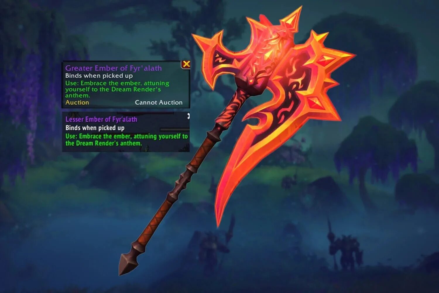 Axes legend